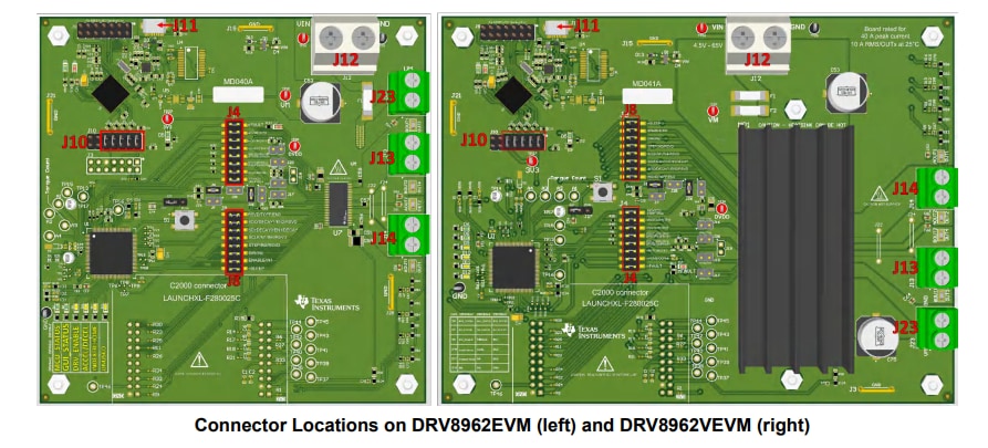 位置电路 - Texas Instruments DRV84xxEVM/DRV82x2EVM/DRV89x2EVM评估模块